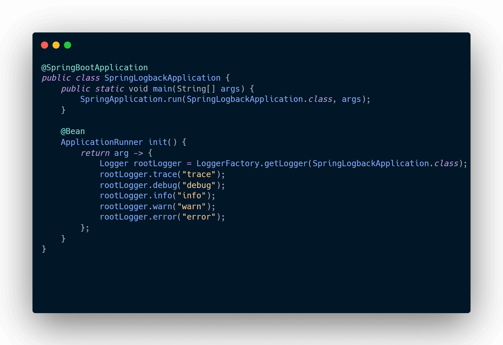 How to configure Spring Logback to pipe logs to different appenders using Profile Specific Configuration Extension